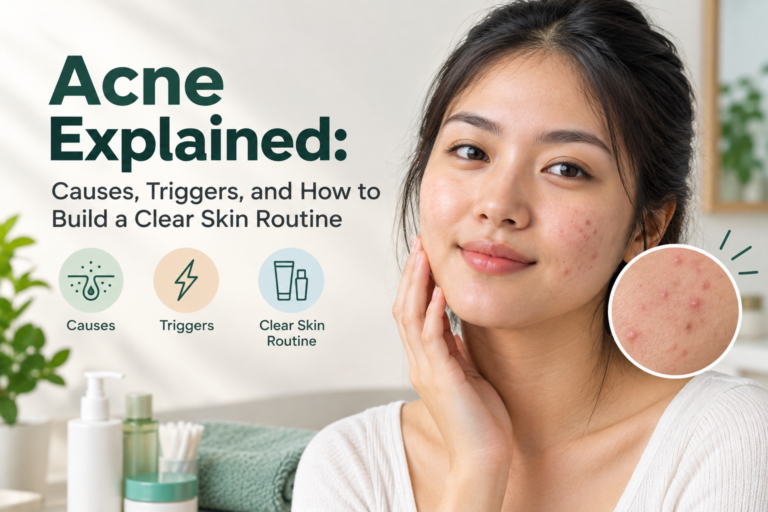 Acne Explained: Causes, Triggers, and How to Build a Clear Skin Routine