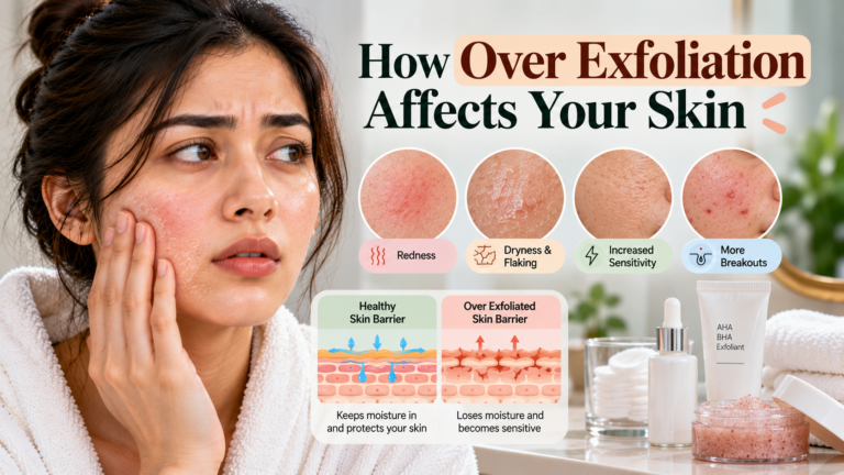 How Over Exfoliation Affects Your Skin: Signs, Causes and Recovery Tips