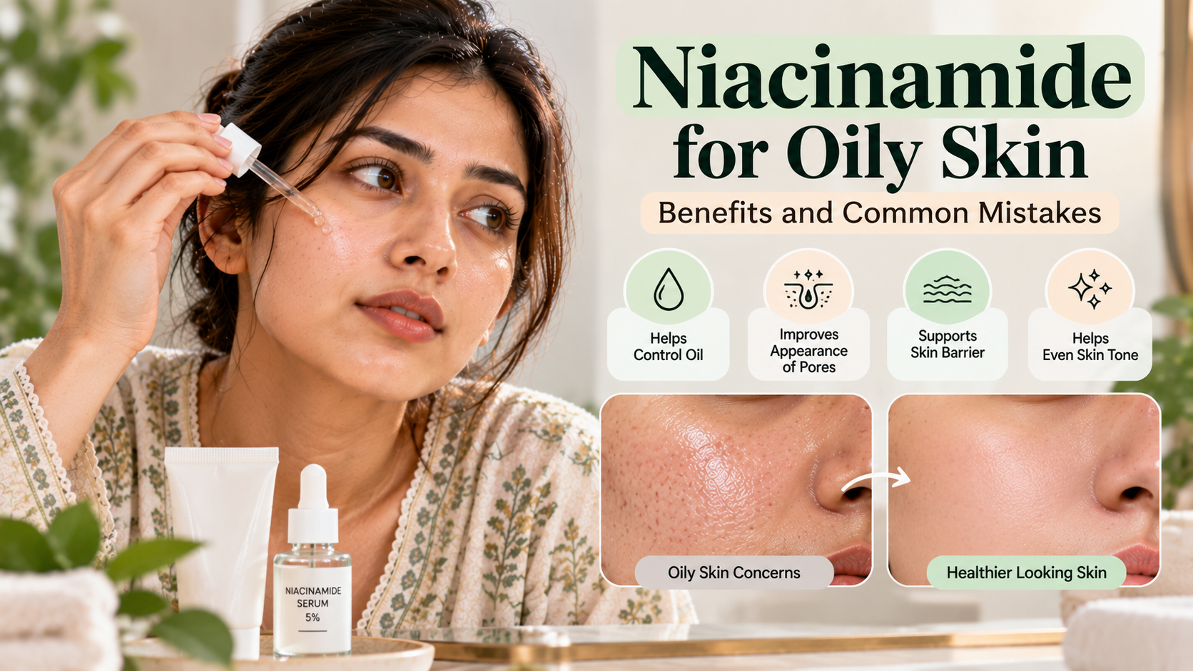 Niacinamide for Oily Skin: Benefits and Common Mistakes