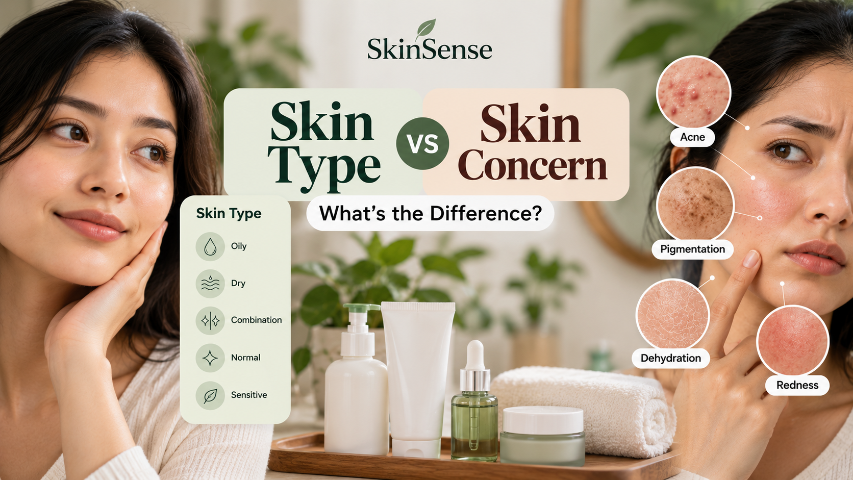Skin Type vs Skin Concern: What’s the Difference?